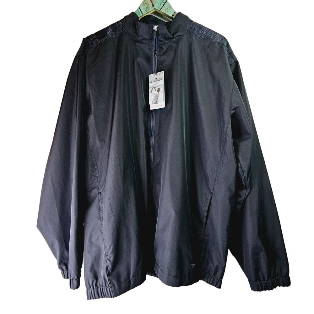 Tommy Armour Men's Water-Resistant Full Zipper Wind Breaker Jacket 2265-14, XL